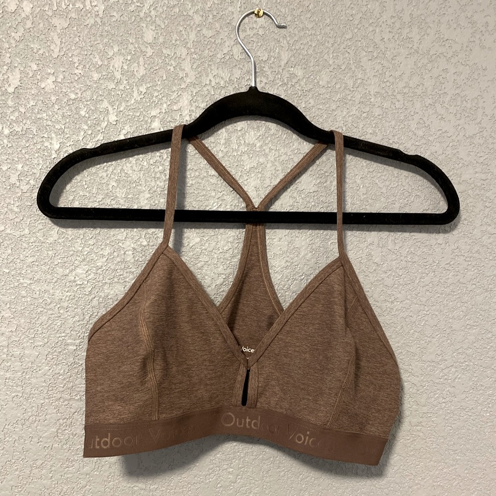 Outdoor Voices Polyester Elastane Bralette Size M